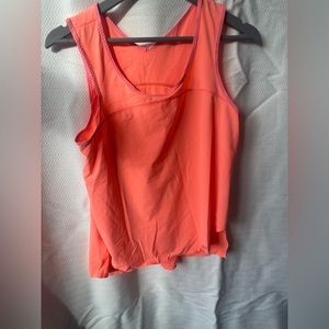 Lululemon Airy Tank with Open Side Panels in Orange